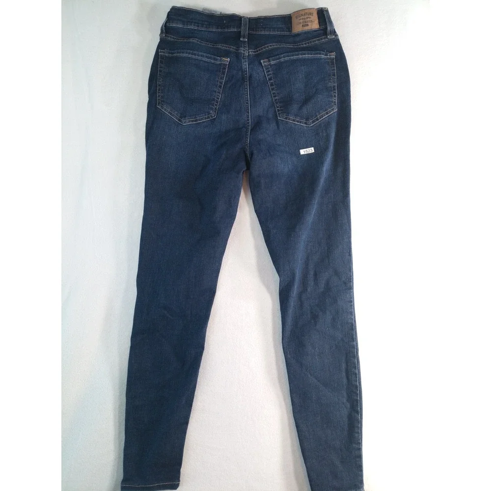 Levis 311 Shaping Skinny Jeans Womens 30x30 Dark Wash Distressed Stellar (P)